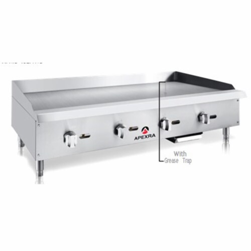 Apexra 48 in. Radiant Charbroiler, 140000K BTU NG Perspective: front