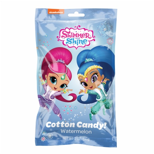 Shimmer and Shine Watermelon Flavored Cotton Candy, 2 oz