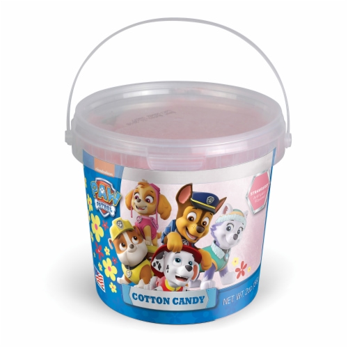Paw Patrol Strawberry Flavored Cotton Candy Perspective: front