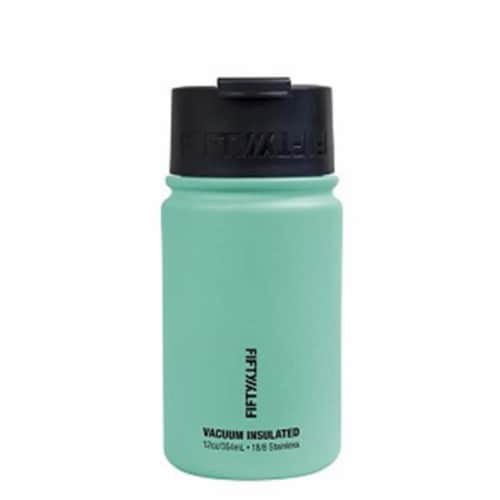 Icy-Hot Hydration V12004AQ0 12 oz Aqua Vacuum Insulated Bottle - Flip Cap Perspective: front