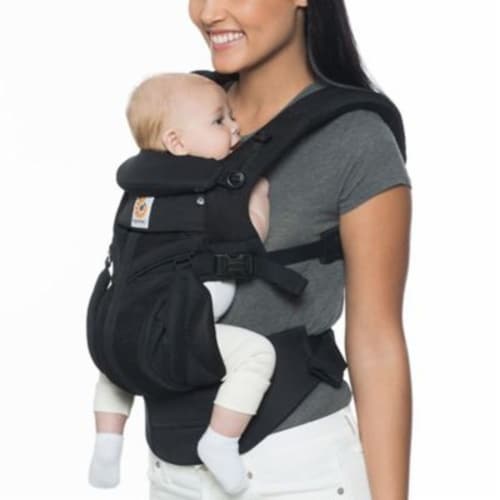 Ergobaby Omni 360 Cool Air Mesh Multi Position Baby Carrier Onyx Black 1 ct Foods Co