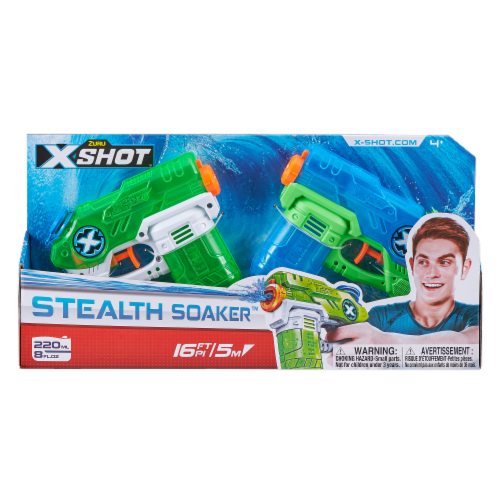 X-Shot-Double Small Stealth Soaker Perspective: front