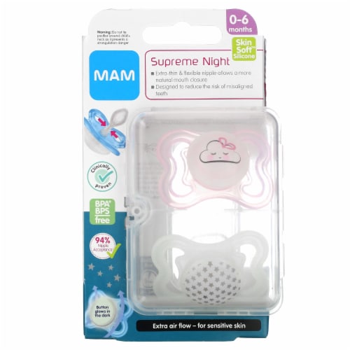 MAM 2PK PACIFIER PERFECT START NIGHT