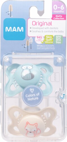 MAM Perfect Pacifier 0-6 Mths ( BLUE ) - NicheBabies