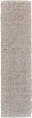 Feizy Micro Cotton Floor Runner - Ivory Perspective: front
