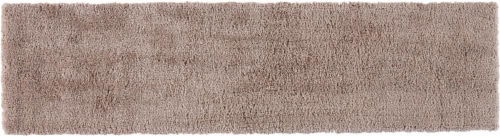 Feizy Micro Cotton Floor Runner - Beige Perspective: front