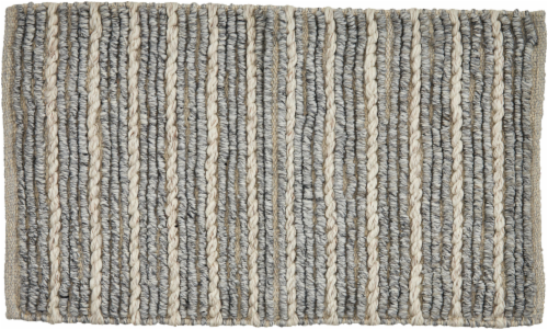 Feizy Brady Accent Rug - Gray Perspective: front