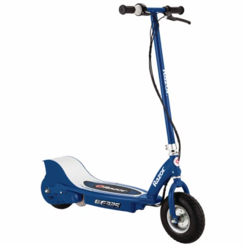 Razor E325 Adult Ride-On 24V High-Torque Motor Electric Powered Scooter, Blue Perspective: front