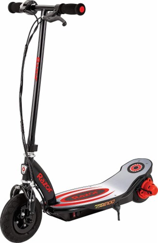 Razor® Red Power Core E100 Electric Scooter Perspective: front