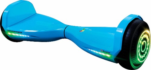 Razor Hovertrax™ Prizma LED Blue Hoverboard Perspective: front