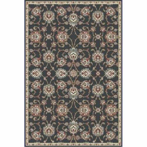 Dynamic Rugs ME46985020558 Melody Rectangular Rug- Anthracite - 3 ft. 11 in. x 5 ft. 3 in. Perspective: front