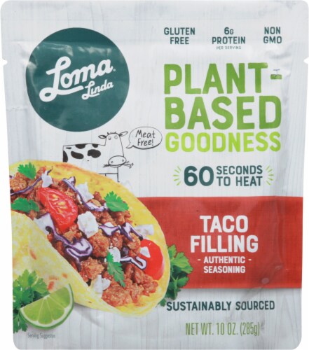 Loma Linda Blue Taco Filling Perspective: front