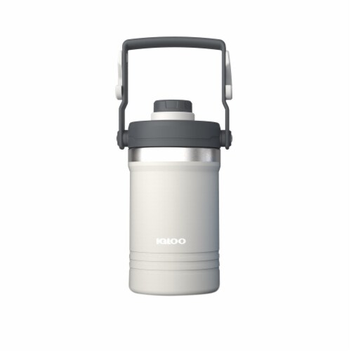 Igloo Carry Handle Jug - White/Gray Perspective: front