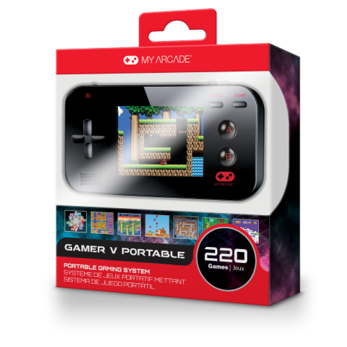 dreamGEAR Gamer V Portable Gaming System Perspective: front