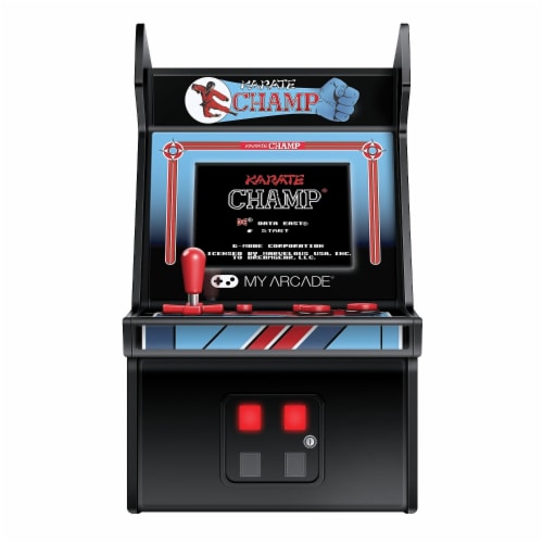 My Arcade Karate Champ Micro Player Blue DRM3204 Perspective: front