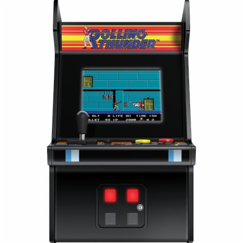 My Arcade Rolling Thunder Micro Player Black DRM3225 Perspective: front