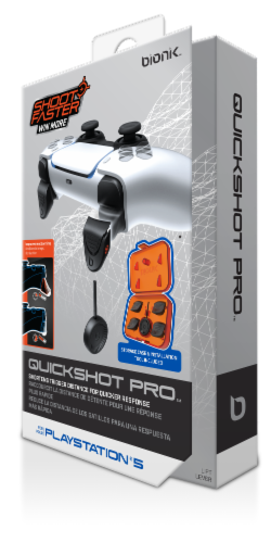 Bionik PS5 Quickshot Pro Perspective: front