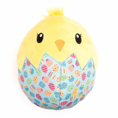 The Worthy Dog 845851099397 Chick Multi Plush Toy for Dog, Large Perspective: front