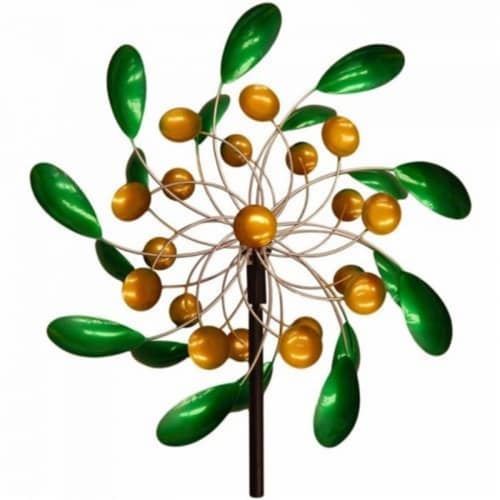 Summerfield Terrace 10018664 78 in. Spoon Solar Windmill Garden Stake Perspective: front