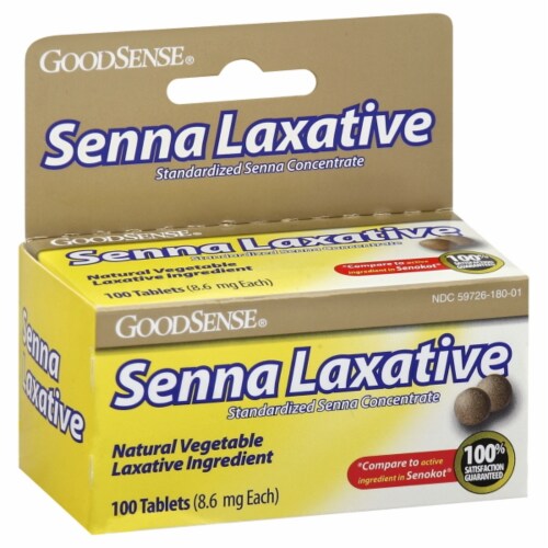 GoodSense® Senna Laxative Tablets Perspective: front