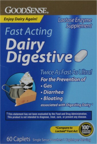 GoodSense Dairy Digestive Supplement Perspective: front