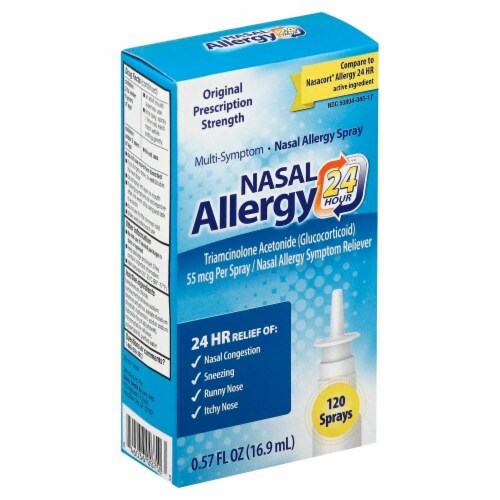 Nasal Allergy 24 Hour Spray Perspective: front