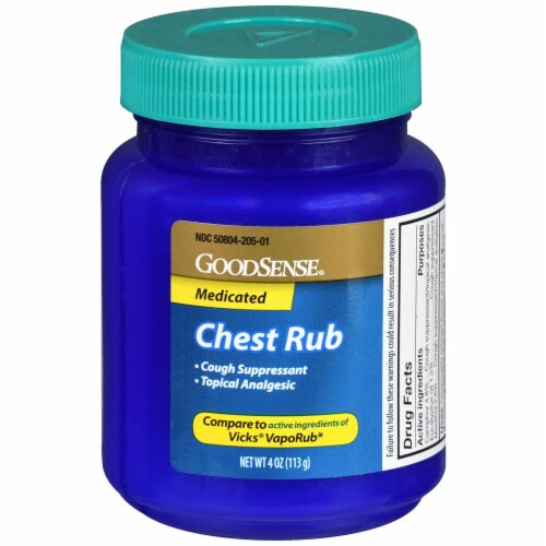GoodSense® Medicated Chest Rub Perspective: front