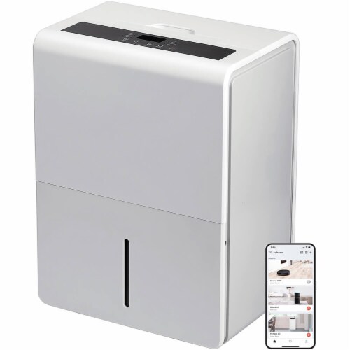 TCL H50D27W 50 Pint Smart Dehumidifier with UV-C Perspective: front
