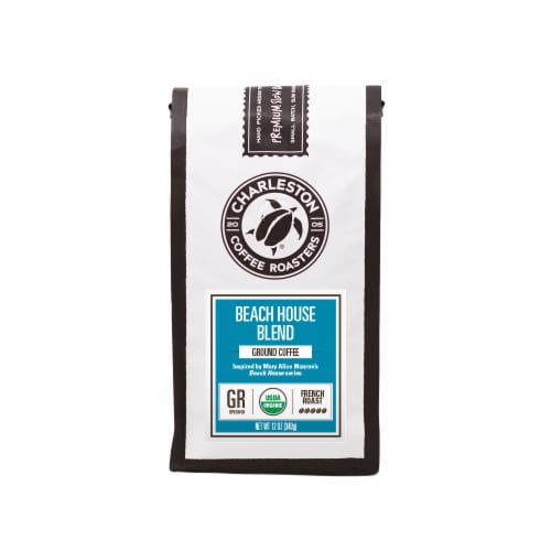Charleston Coffee Roasters Beach House Blend Ground Coffee Perspective: front
