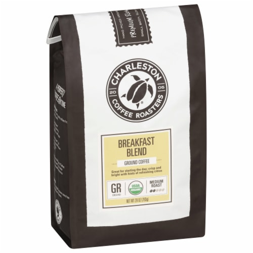 Charleston Coffee Roasters Breakfast Blend Coffee Perspective: front