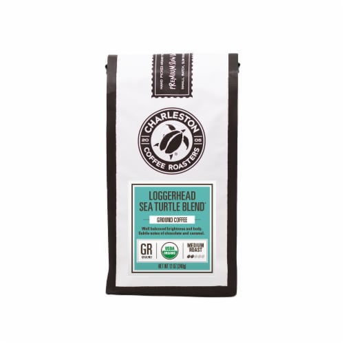Charleston Coffee Roasters Loggerhead Sea Turtle Blend® Perspective: front