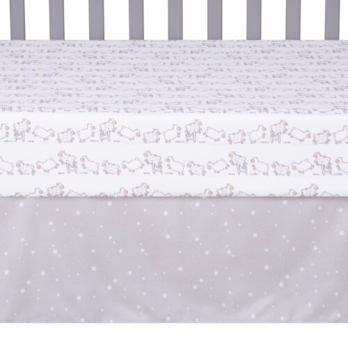 Sammy & Lou Sleepy Sheep Crib Bedding Set Perspective: front