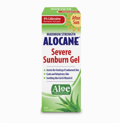 Alocane Severe Sunburn Gel Perspective: front