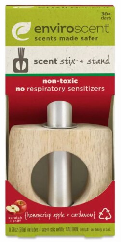 Enviroscent® Honeycrisp Apple + Cardamom Stix + Stand Perspective: front