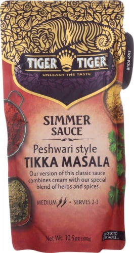 Tiger Tiger™ Medium Peshwari Style Tikki Masala Simmer Sauce Perspective: front