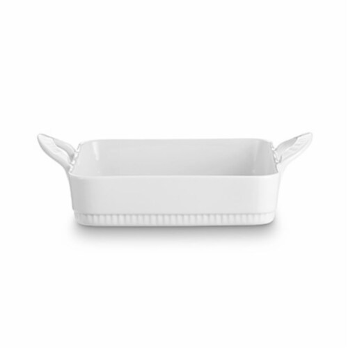 Pillivuyt 221725BL Toulouse Rectangular Baker 9.75 x 9 in. Perspective: front