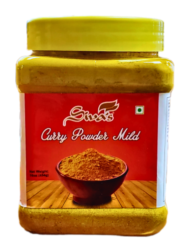 Siva's Mild Curry Powder Perspective: front