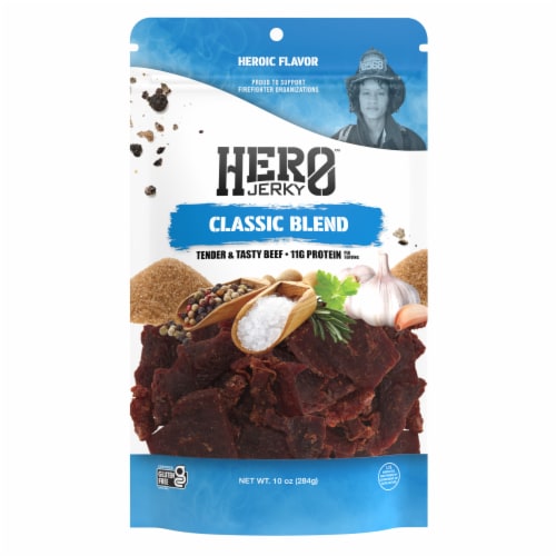 Hero™ Classic Blend Beef Jerky Perspective: front