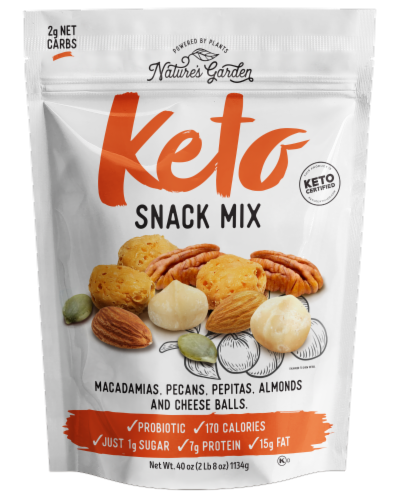 Nature's Garden - Keto Snack Mix - 40 oz. Bag Perspective: front