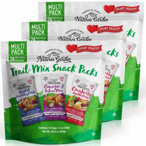 Nature's Garden - Healthy Trail Mix Snack Packs - 1.2 oz. (72-Pack) Perspective: front
