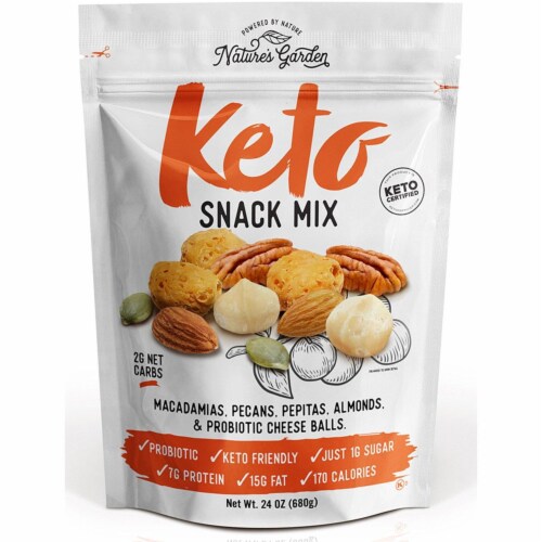 Nature's Garden - Keto Snack Mix - 24 oz. Bag Perspective: front
