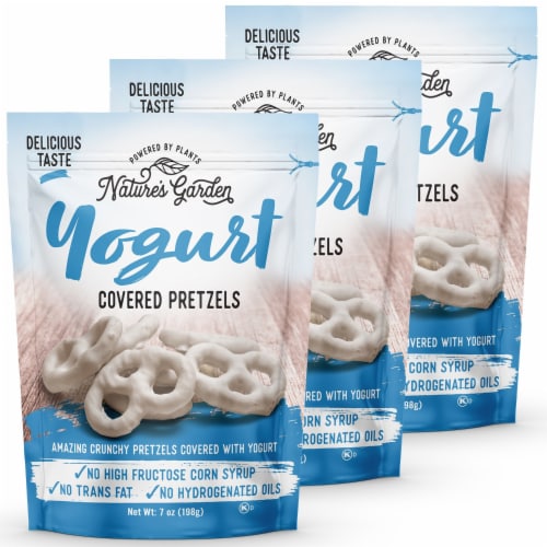 Nature's Garden - Yogurt Covered Pretzels - 7 oz. (3-Pack) Perspective: front