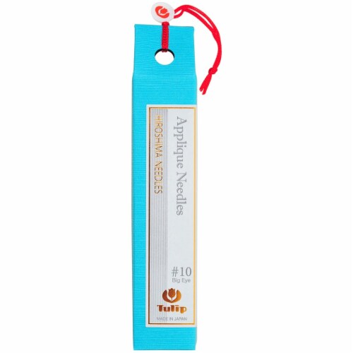 Tulip Applique Needles 6/Pkg-Size 10 Big Eye Perspective: front