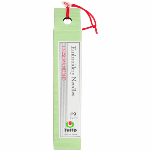 Tulip Embroidery Needles 8/Pkg-Size 9 Perspective: front