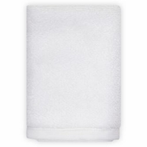 White Cotton Washcloths, Hand and Bath Towels