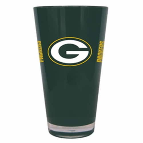 Green Bay Packers 20 oz Insulated Plastic Pint Glass Perspective: front