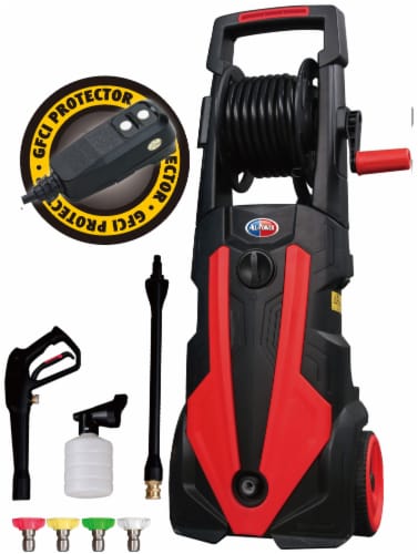 All Power America APW5006R 2000 PSI 1.6 GPM Electric Pressure Washer with Hose  Reel for Build, 1 - Pick 'n Save