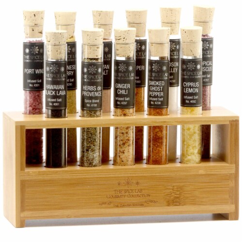 The Spice Lab Sea Gourmet Salt Sampler Collections - Salt & Seasoning Gift Sets Perspective: front