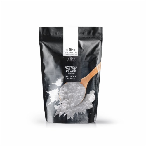 The Spice Lab Cyprus White Flake Sea Salt - Kosher - 4003 Perspective: front