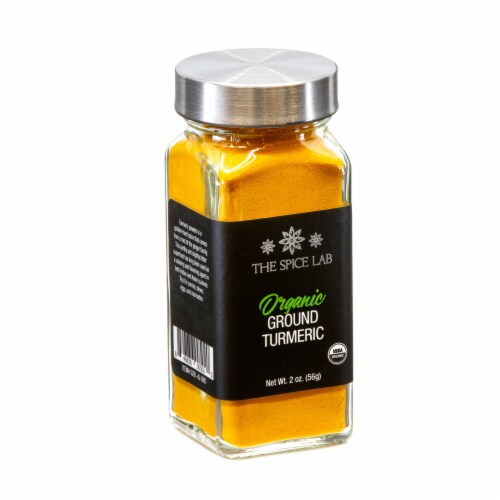 Organic Ground Turmeric - 2 oz French Jar - 5281 Perspective: front